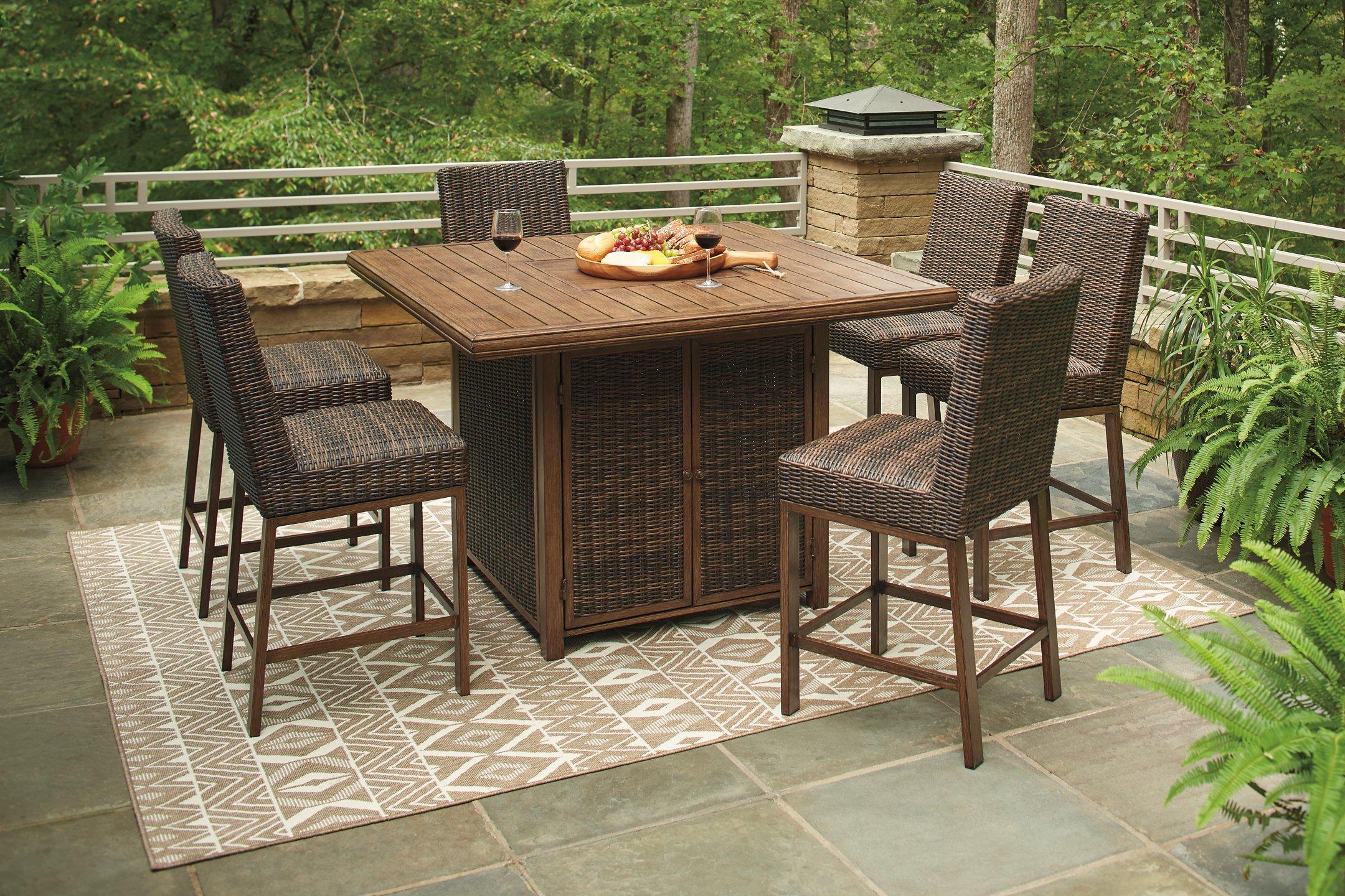 Paradise Trail Outdoor Bar Table Set - Image 2