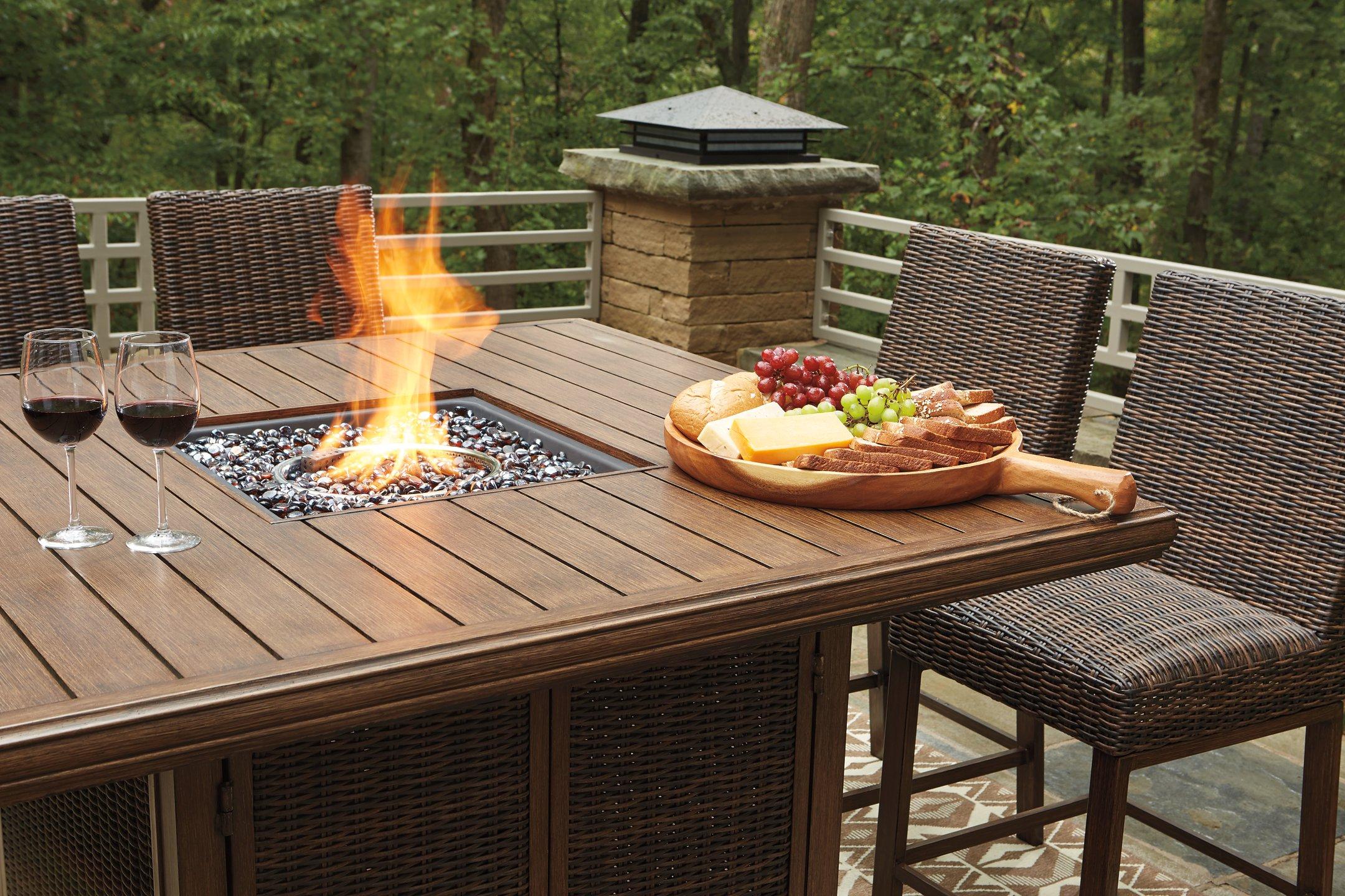 Paradise Trail Outdoor Bar Table Set - Image 6