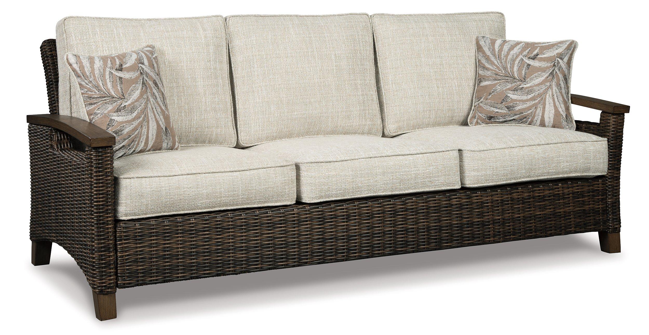 Paradise Trail Outdoor Sofa, Lounge Chairs and Fire Pit Table - Image 2