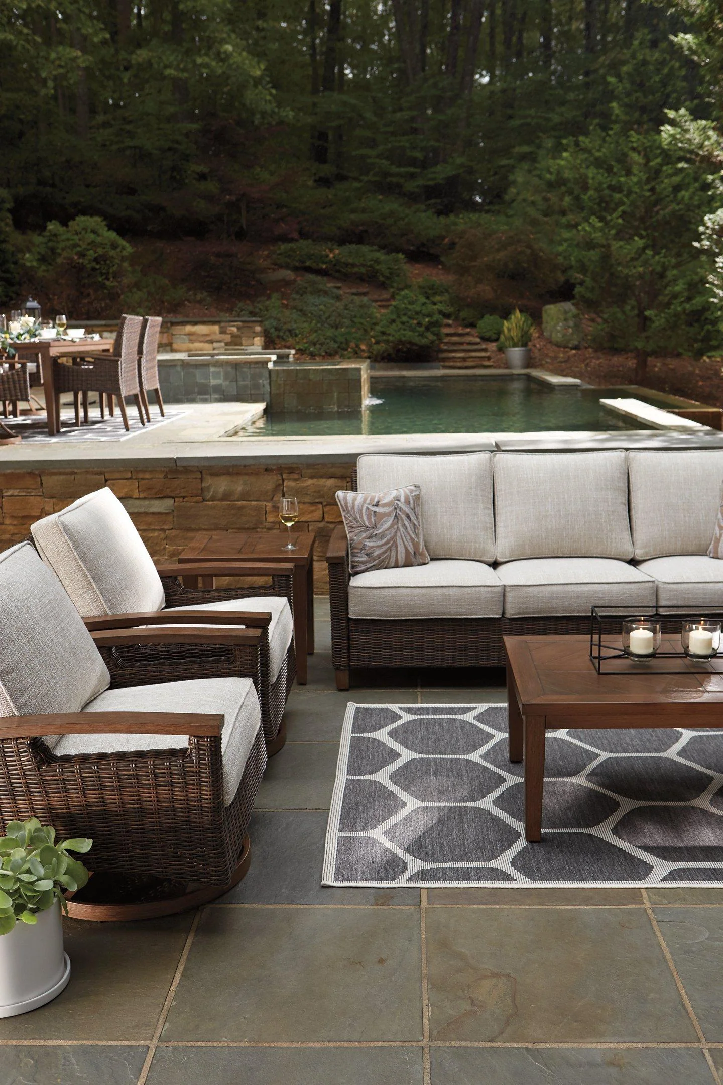 Paradise Trail Sofa with Cushion - Image 10