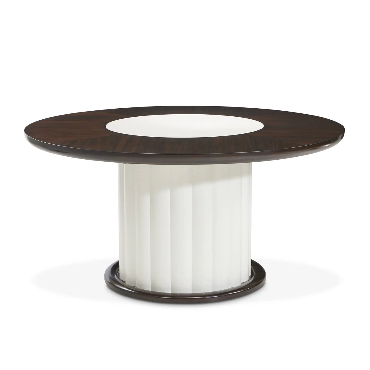 Paris Chic 60" Round Dining Table - Espresso - Image 8