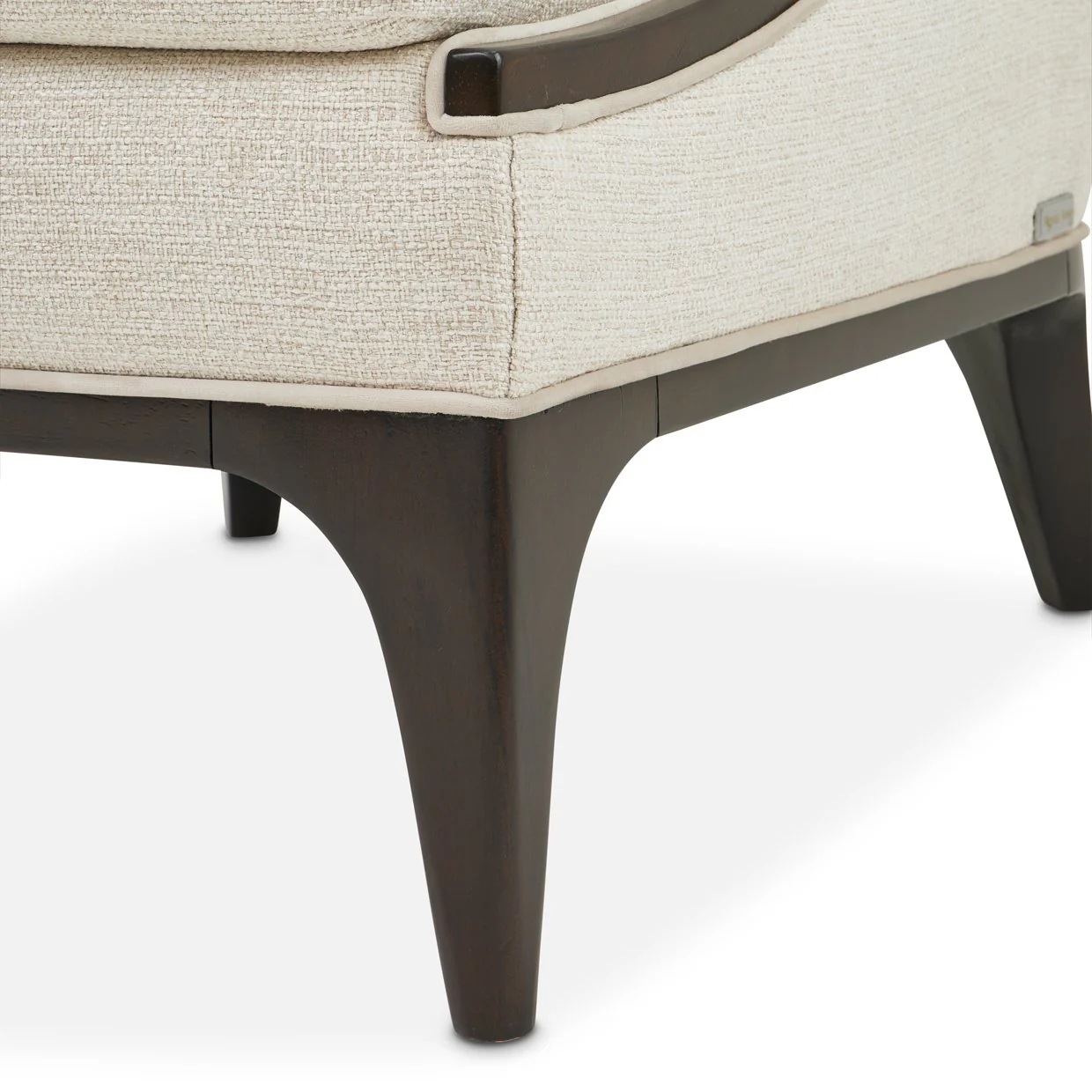 Paris Chic Accent Chair - Cremini/Espresso - Image 10