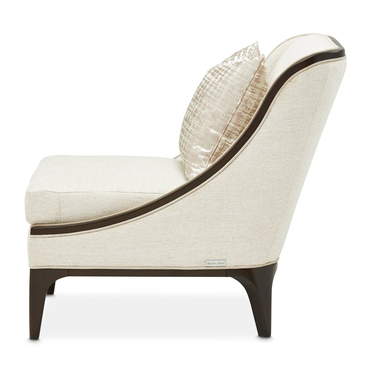 Paris Chic Accent Chair - Cremini/Espresso - Image 7