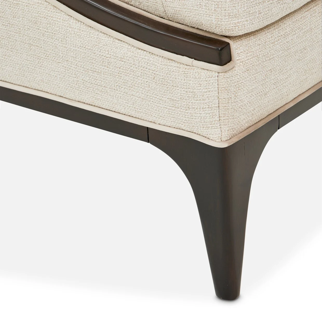 Paris Chic Accent Chair - Cremini/Espresso - Image 9