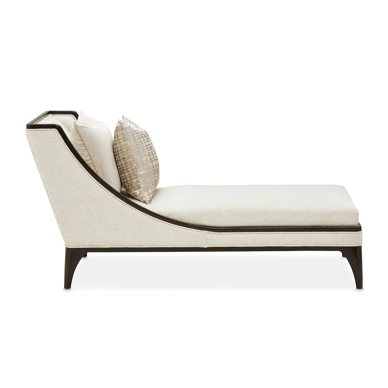 Paris Chic Armless Chaise - Cremini/Espresso - Image 3