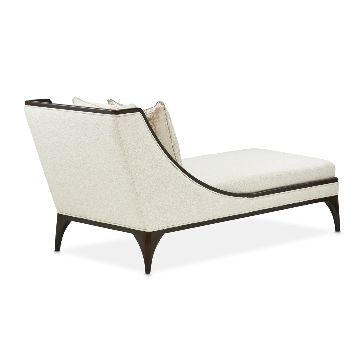 Paris Chic Armless Chaise - Cremini/Espresso - Image 4