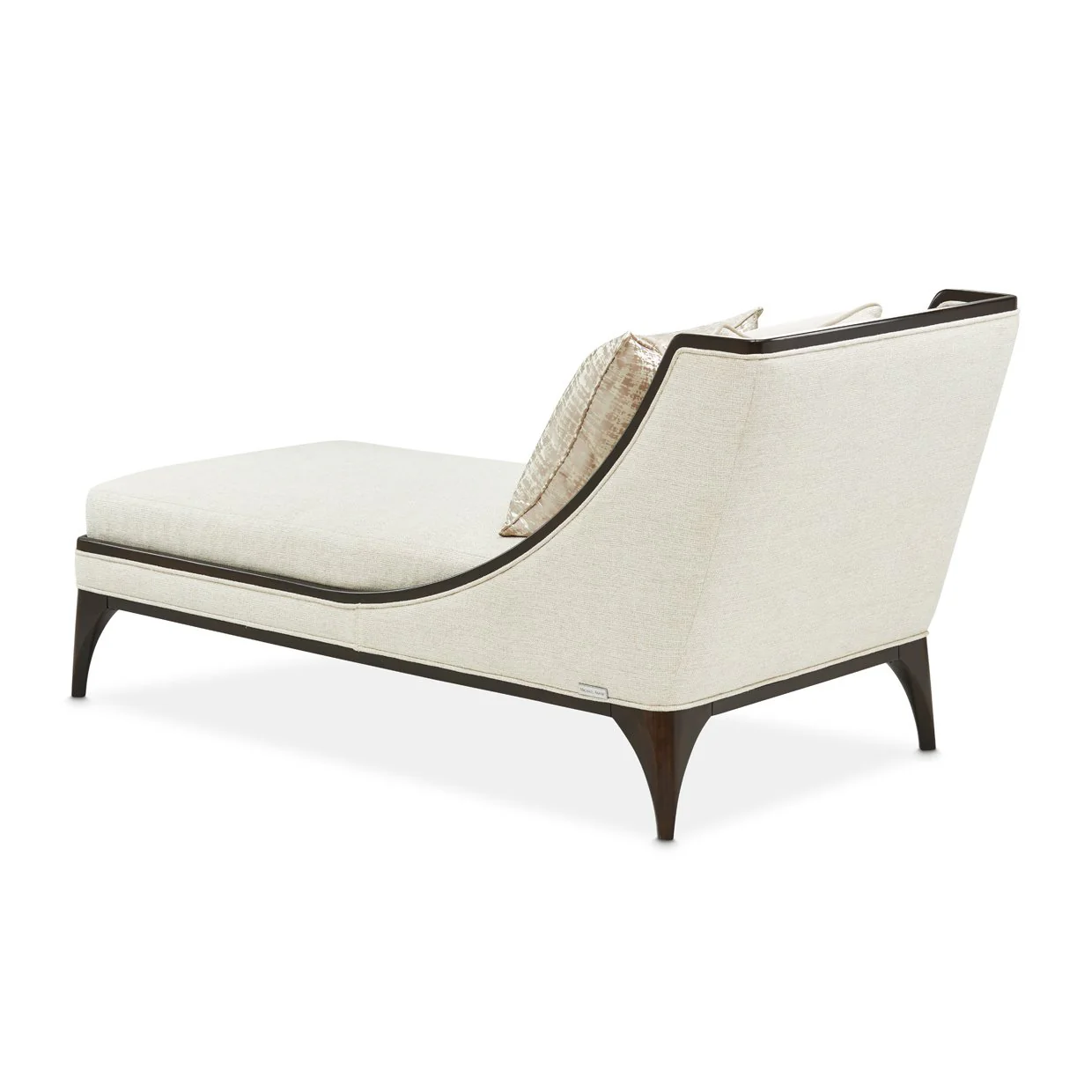 Paris Chic Armless Chaise - Cremini/Espresso - Image 5
