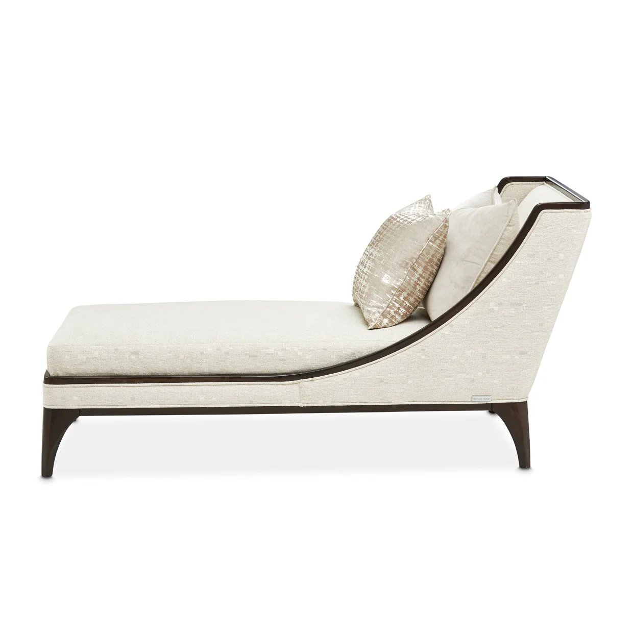 Paris Chic Armless Chaise - Cremini/Espresso - Image 6