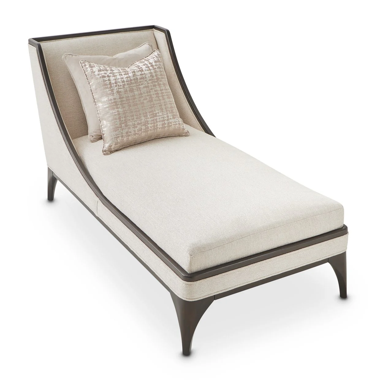 Paris Chic Armless Chaise - Cremini/Espresso - Image 7