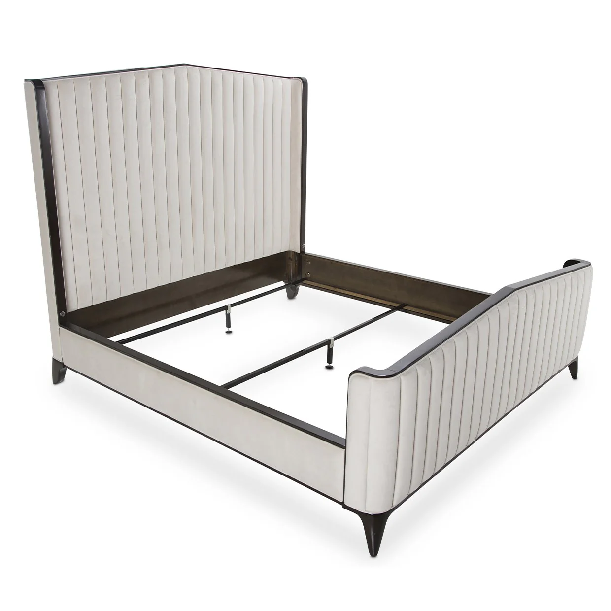 Paris Chic Cal. King Channel Tufted Panel Bed - Espresso - Image 3