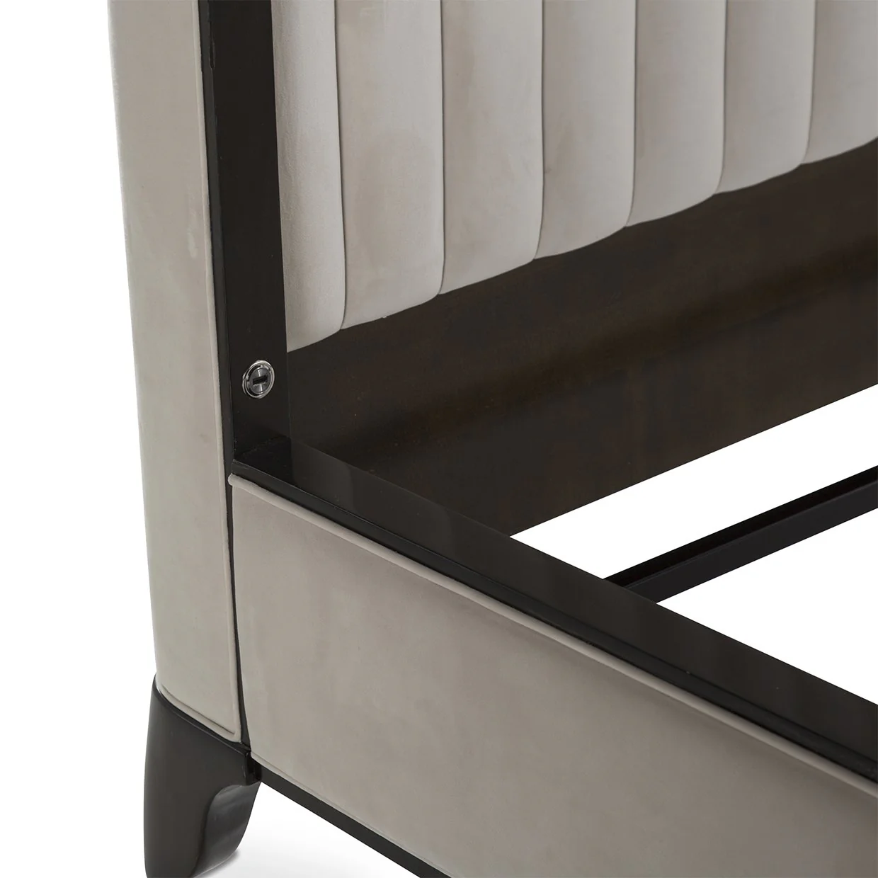 Paris Chic Cal. King Channel Tufted Panel Bed - Espresso - Image 6