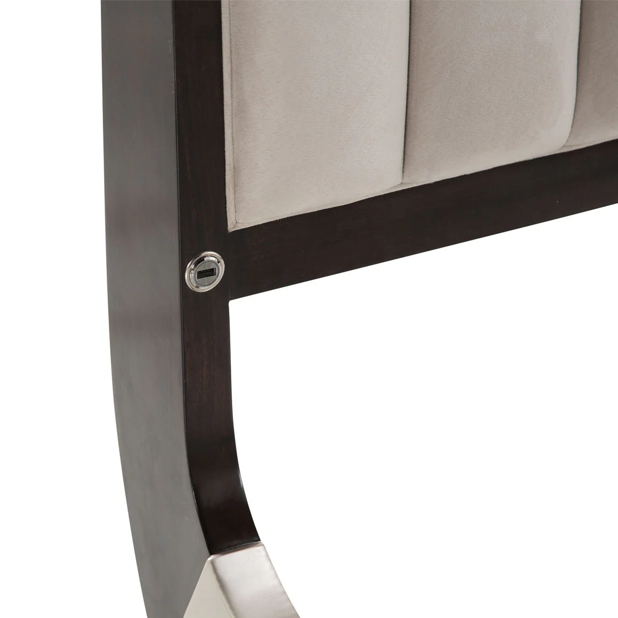 Paris Chic Eastern King Sleigh Bed - Espresso - Image 5