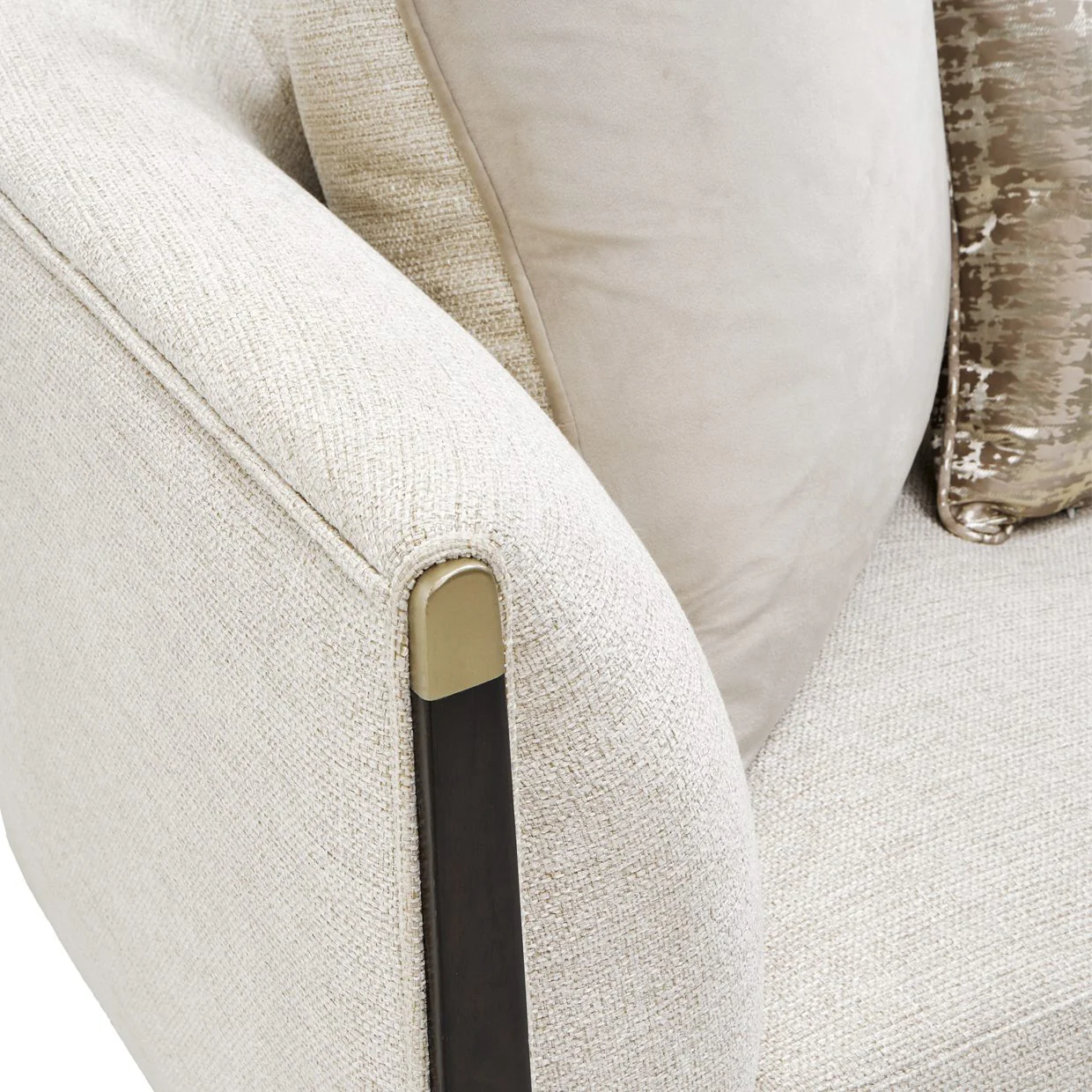 Paris Chic Loveseat - Cremini/Espresso - Image 10
