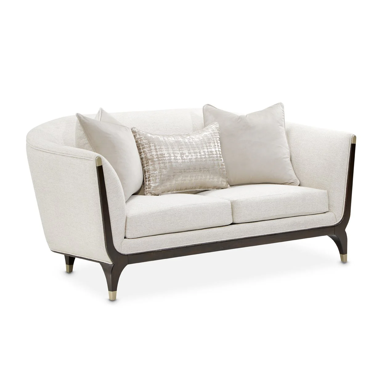Paris Chic Loveseat - Cremini/Espresso - Image 2