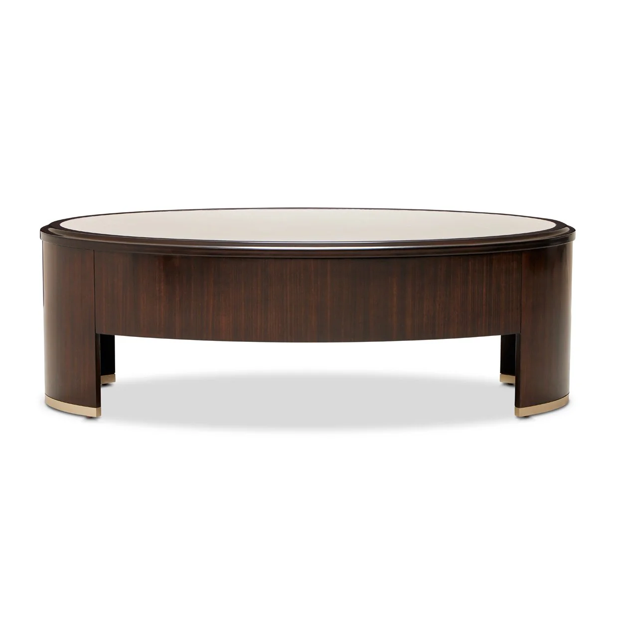 Paris Chic Oval Cocktail Table - Espresso - Image 3