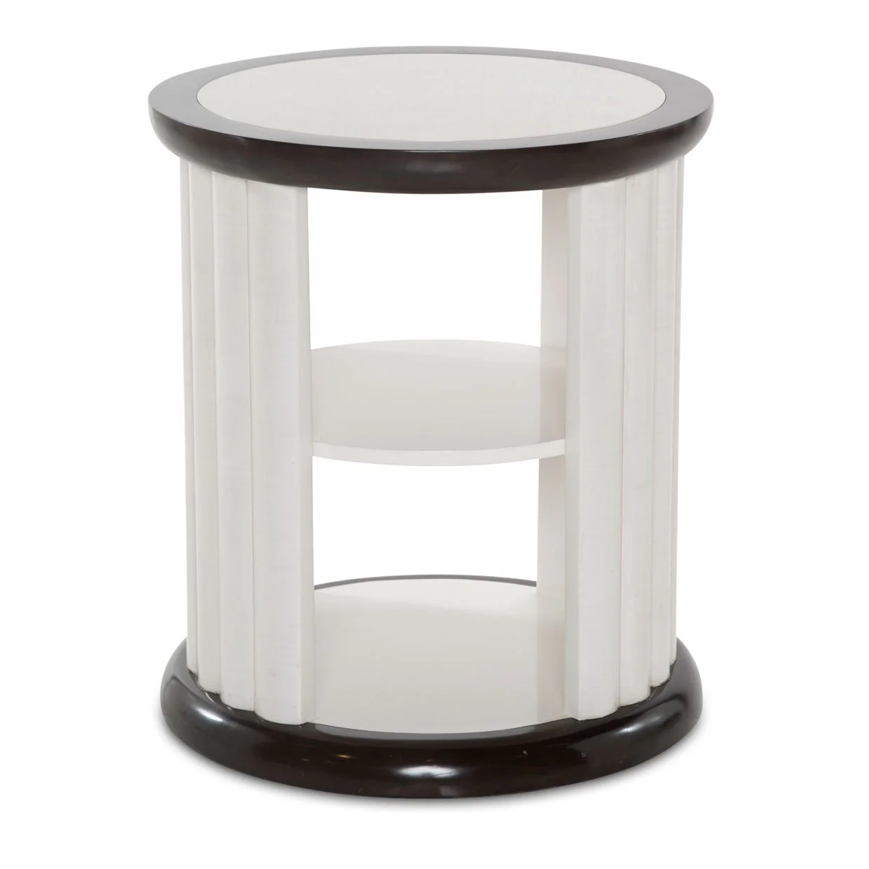 Paris Chic Round End Table - Espresso - Image 3