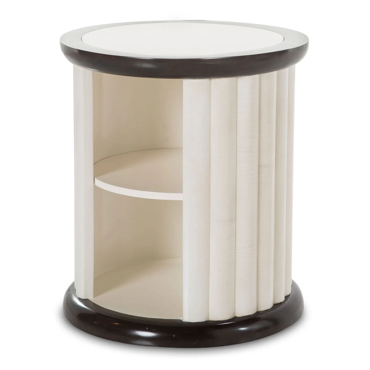 Paris Chic Round End Table - Espresso - Image 5