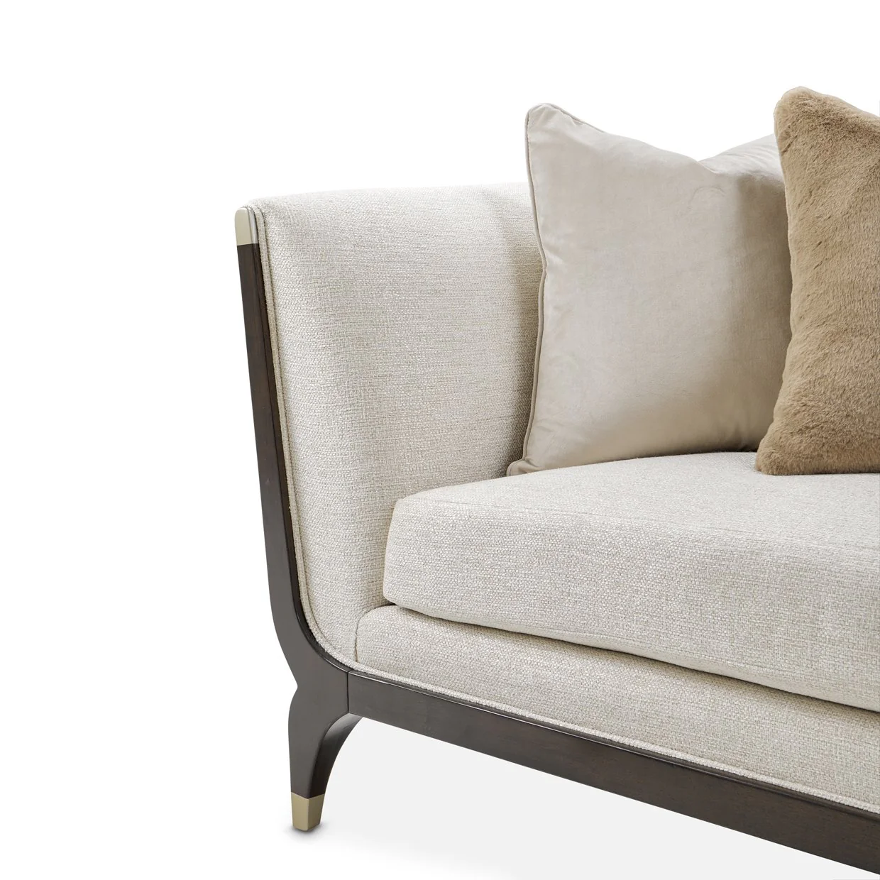 Paris Chic Sofa - Cremini/Espresso - Image 16