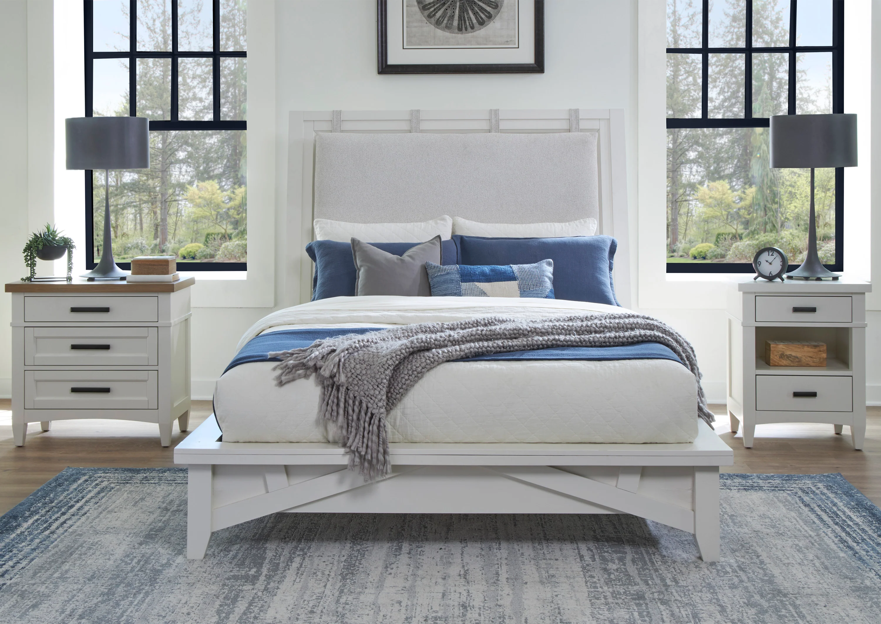 Parker House Americana Modern Bedroom 2 Drawer Nightstand - Image 4