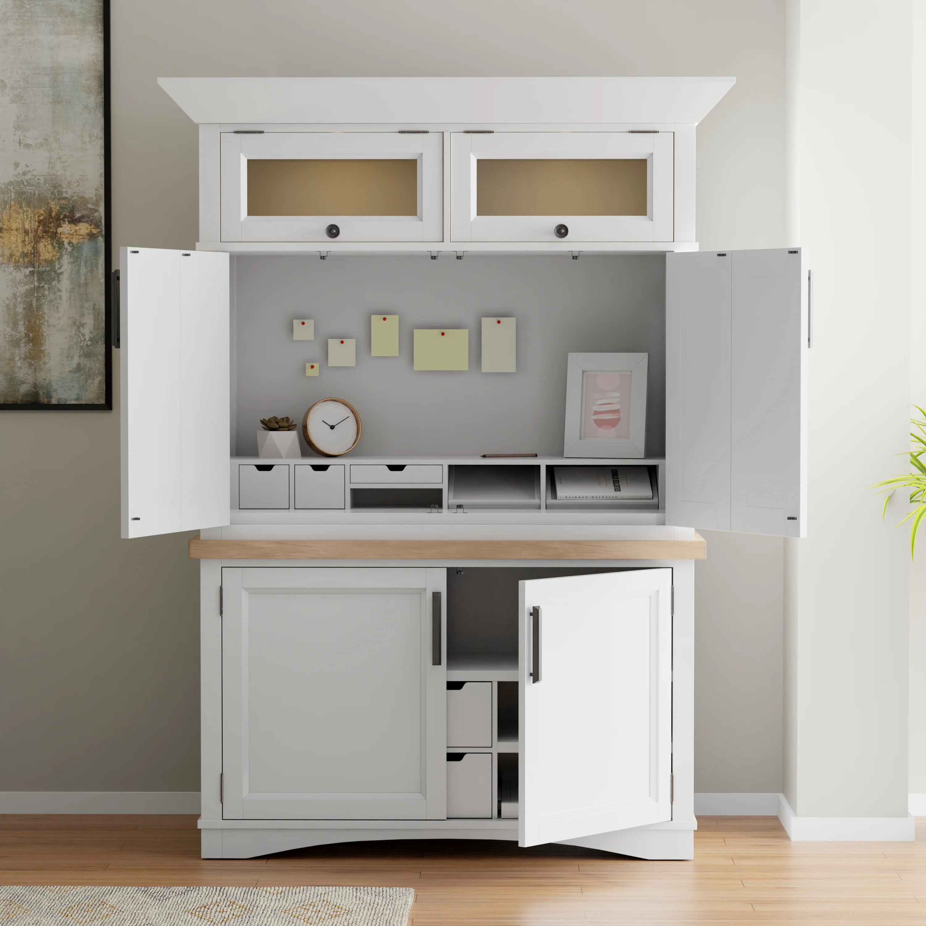 Parker House Americana Modern - Cotton Workstation with LED Light - Image 3