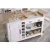 Parker House Americana Modern Dining 78 In. Bar with Quartz Insert - Image 7