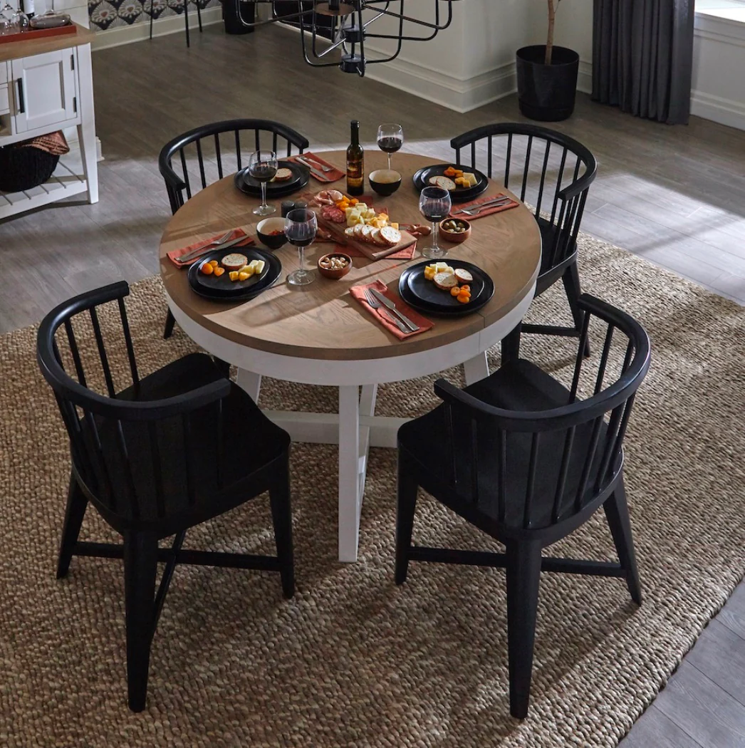 Parker House Americana Modern Dining Barrel Dining Chair (2/CTN Sold in pairs) - Image 4