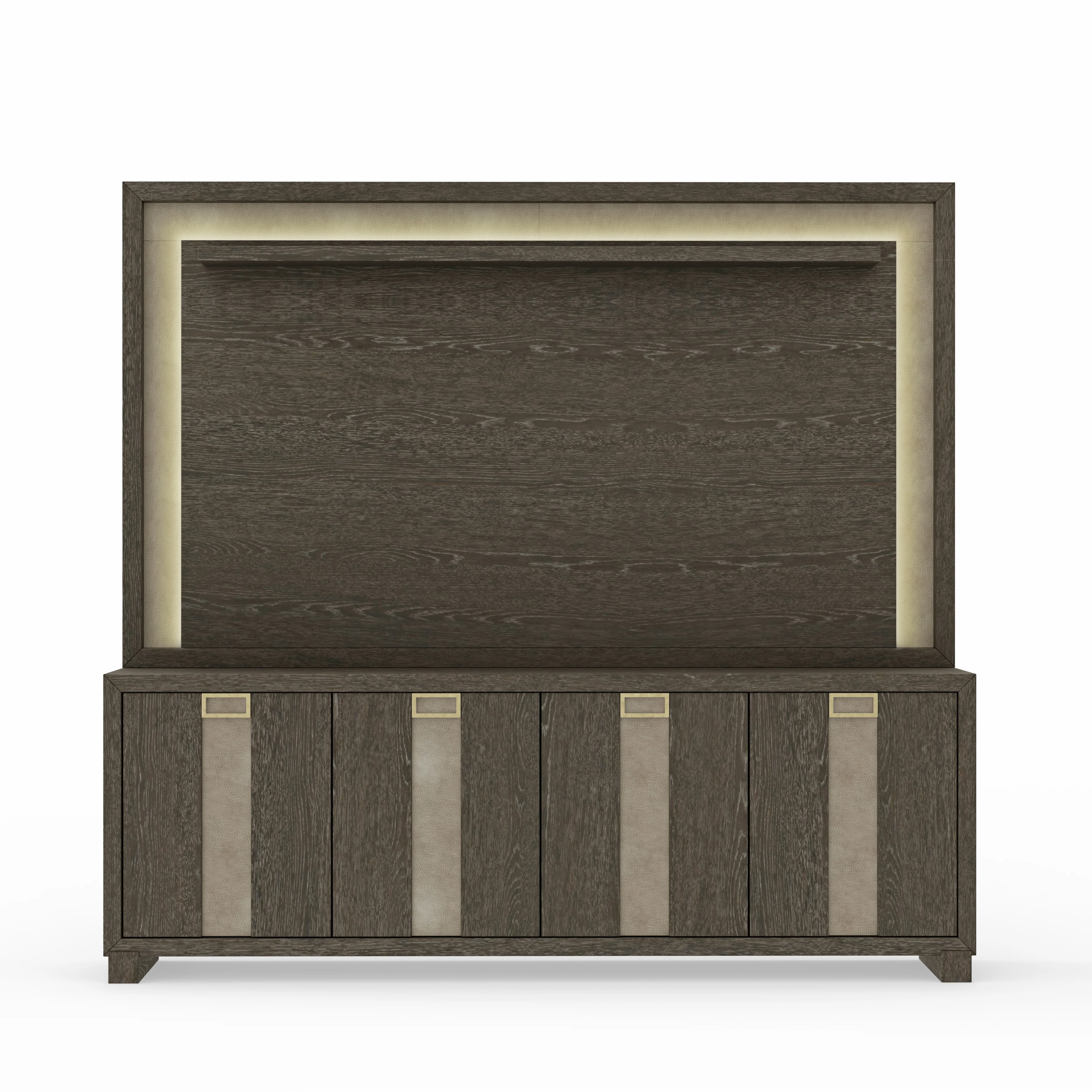 Parker House Ascent 90 in. TV Console with Hutch and Back Panel - Image 2