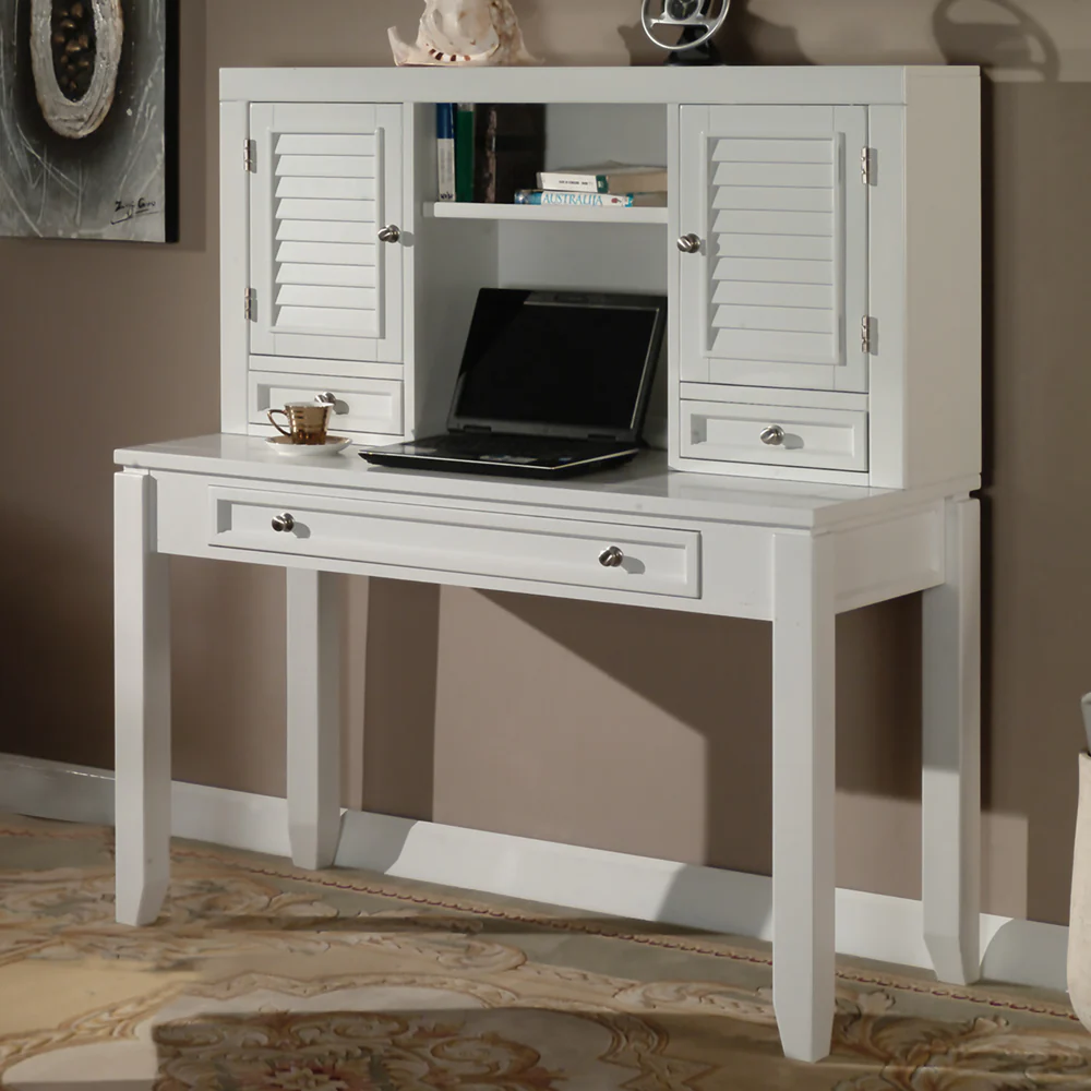 Parker House Boca 5 Piece L Shape Desk with Lateral File and Hutch - Image 6