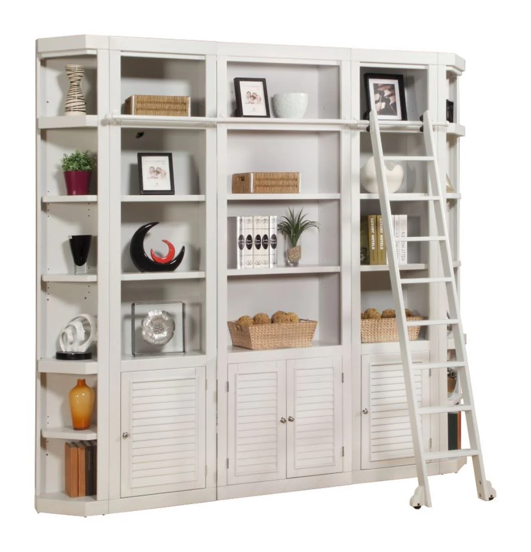 Parker House Boca 6 Piece Library Wall with Corner Bookcases - Image 2