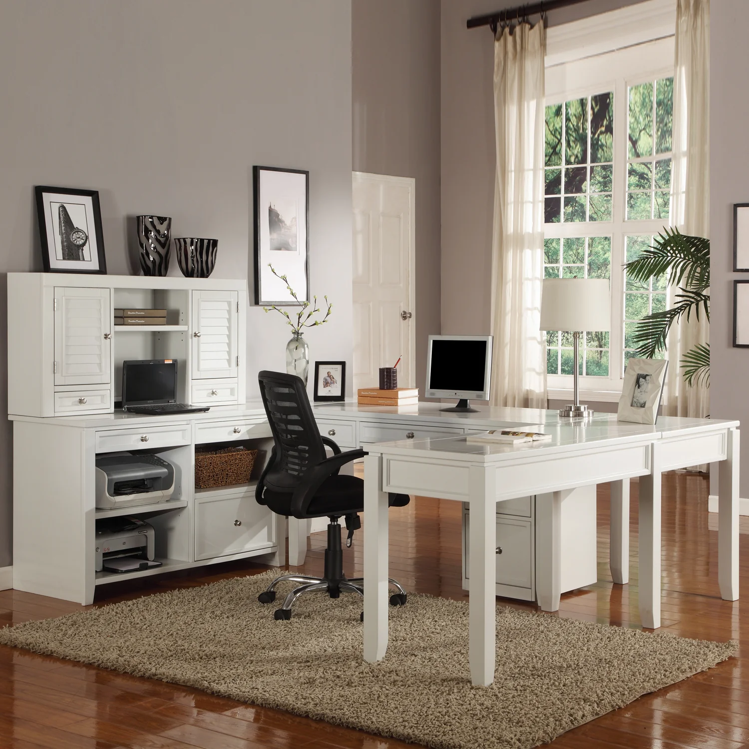 Parker House Boca Credenza with Hutch - Image 3