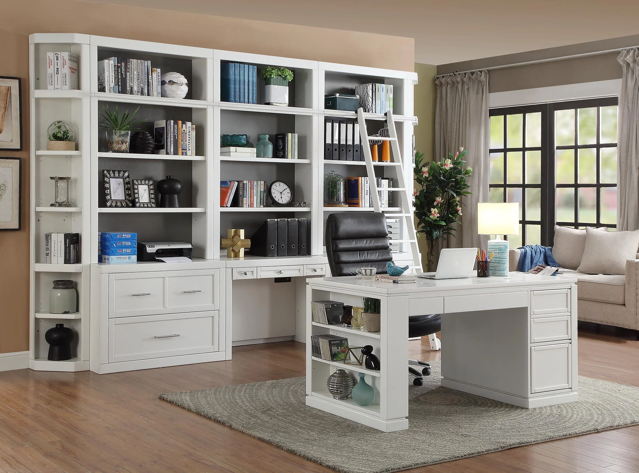 Parker House Catalina 60 In. Writing Desk with Power Center and USB - Image 3