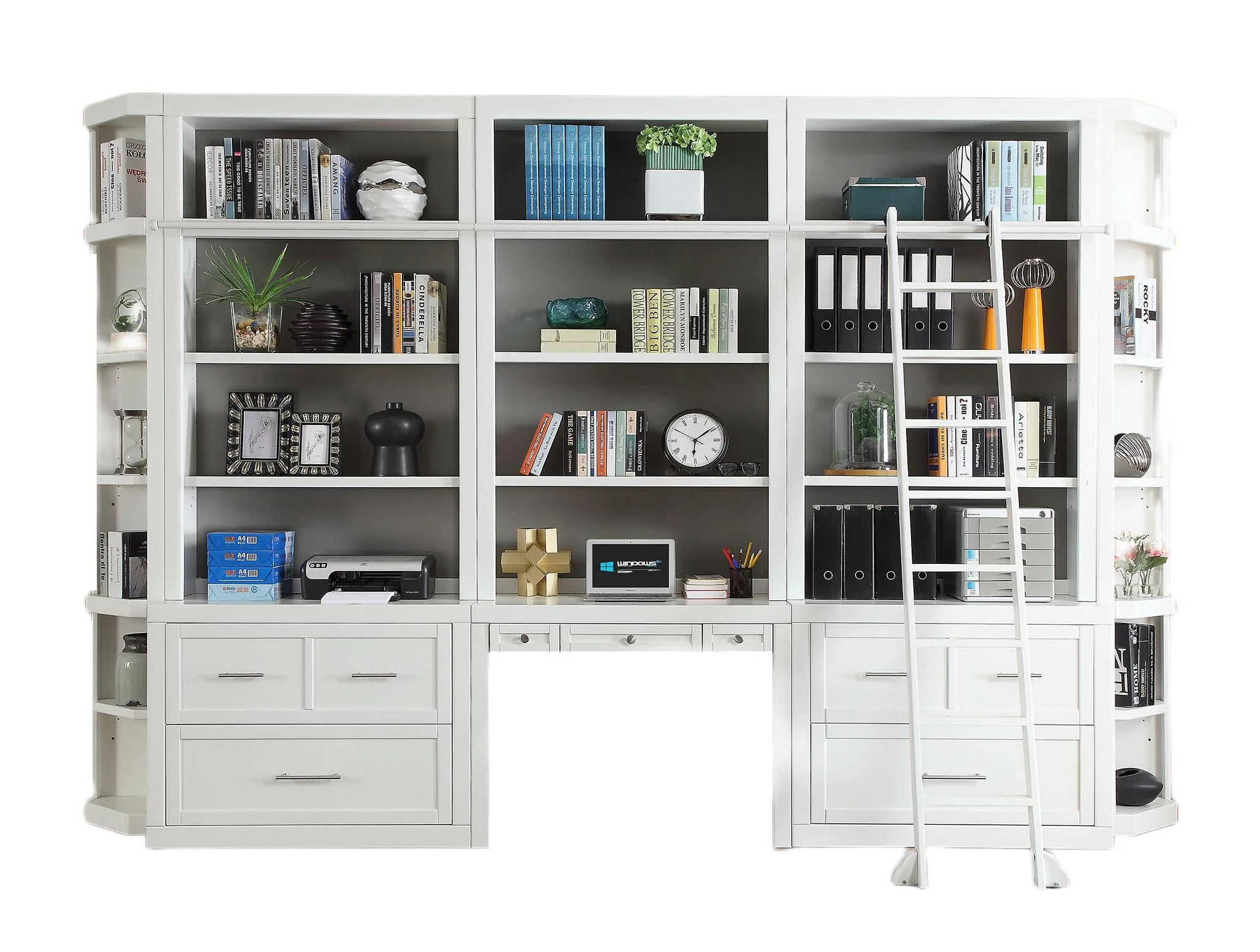 Parker House Catalina 9 Piece Workspace Library Wall - Image 2