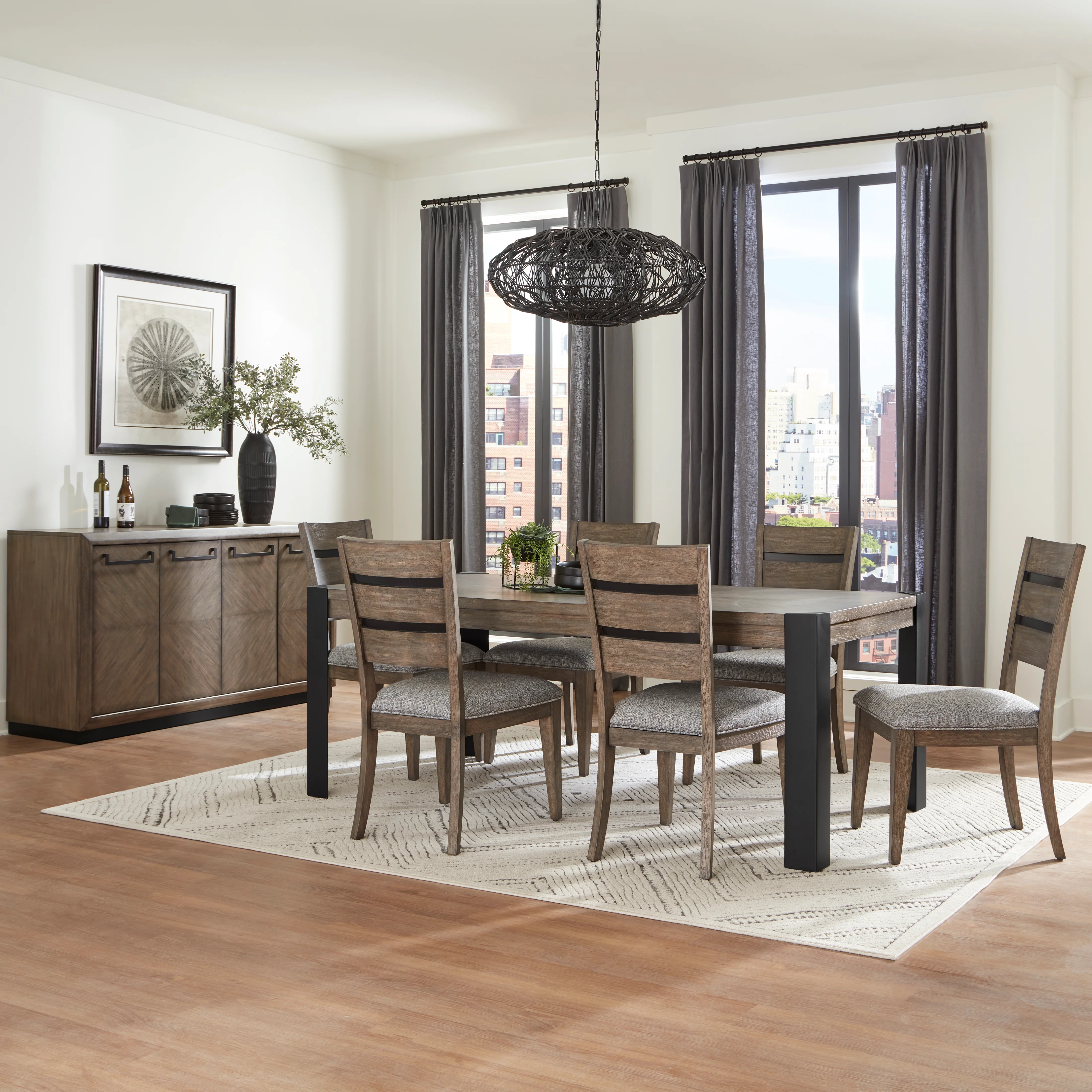 Parker House Cedar Fork - Dining 78 in. Rectangular Dining Table - Image 3