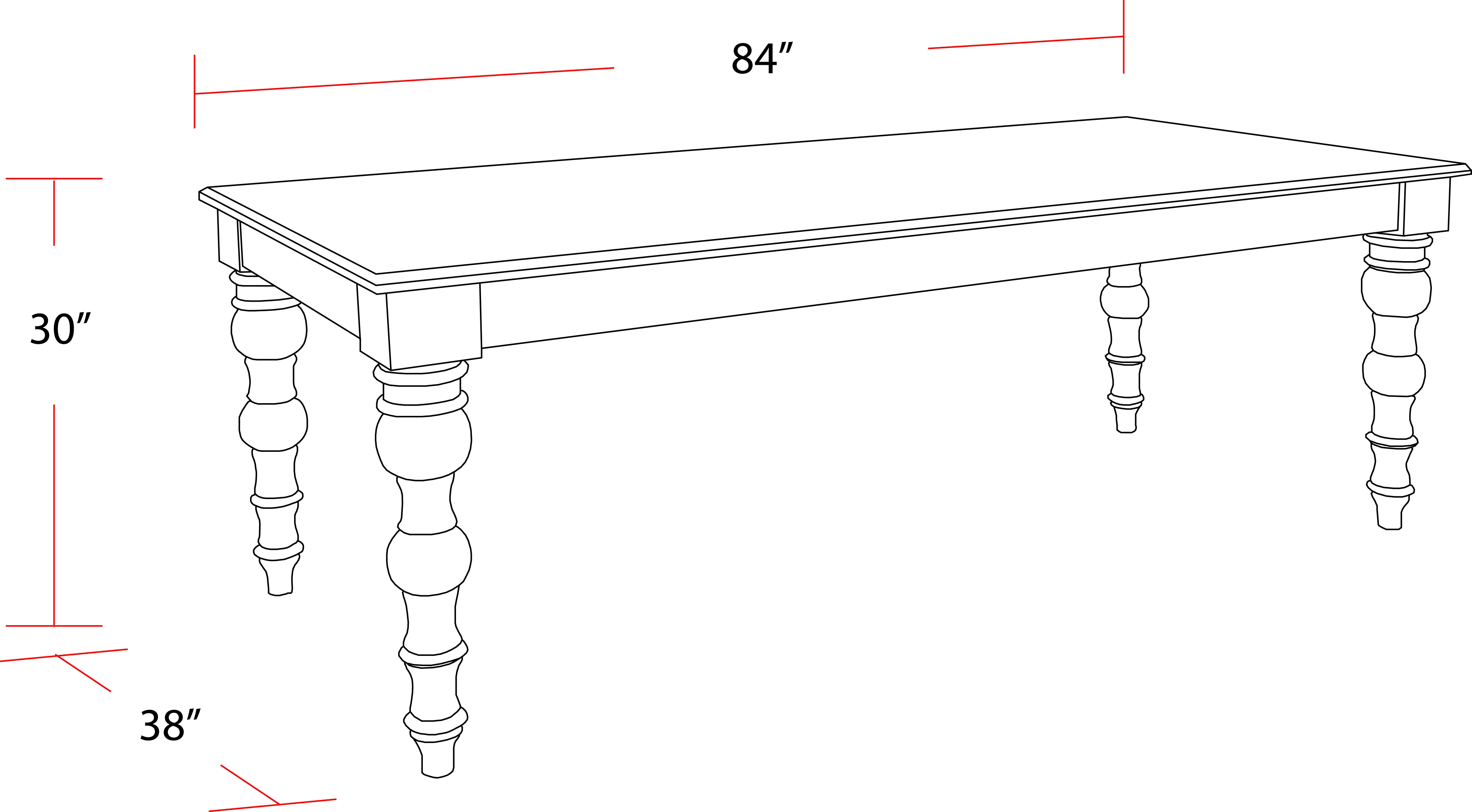 Parker House Crossings - Eden Dining 84 In. Rectangular Dining Table - Image 9