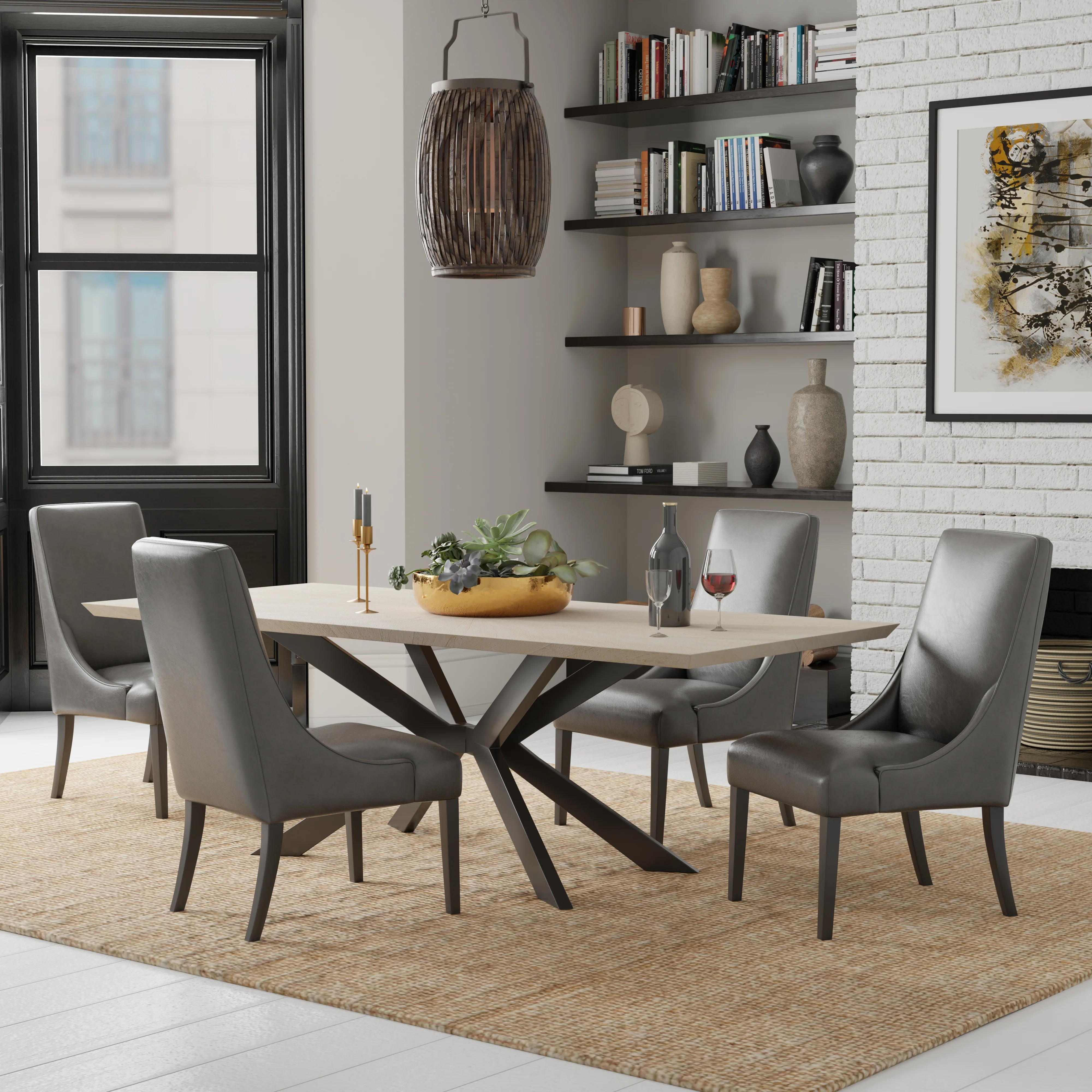 Parker House Crossings - Monaco Dining 86 In. Rectangular Dining Table - Image 3
