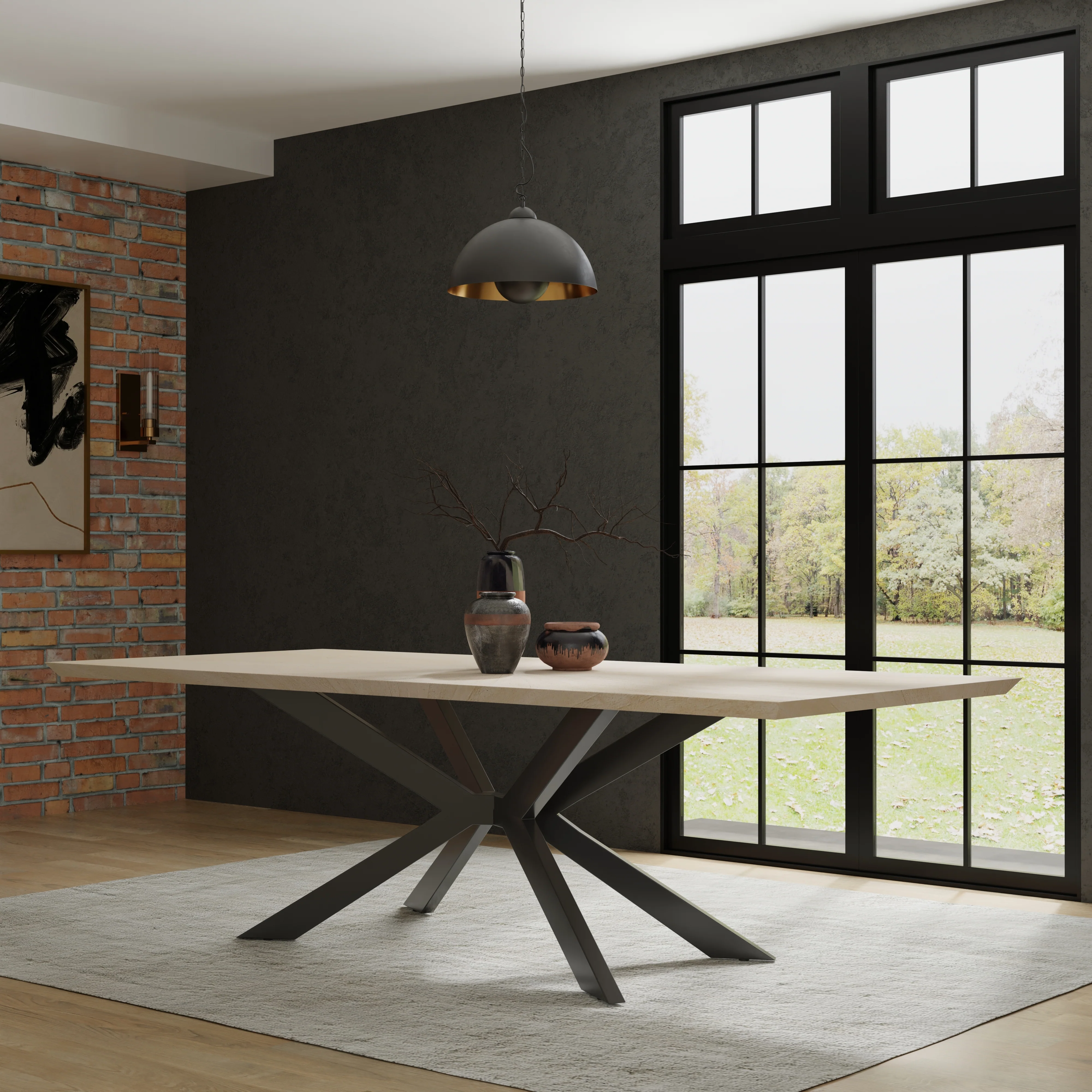 Parker House Crossings - Monaco Dining 86 In. Rectangular Dining Table With 4 Upholstered Chairs - DMON-5PC-86REC-DSIE-CPSL - Image 4