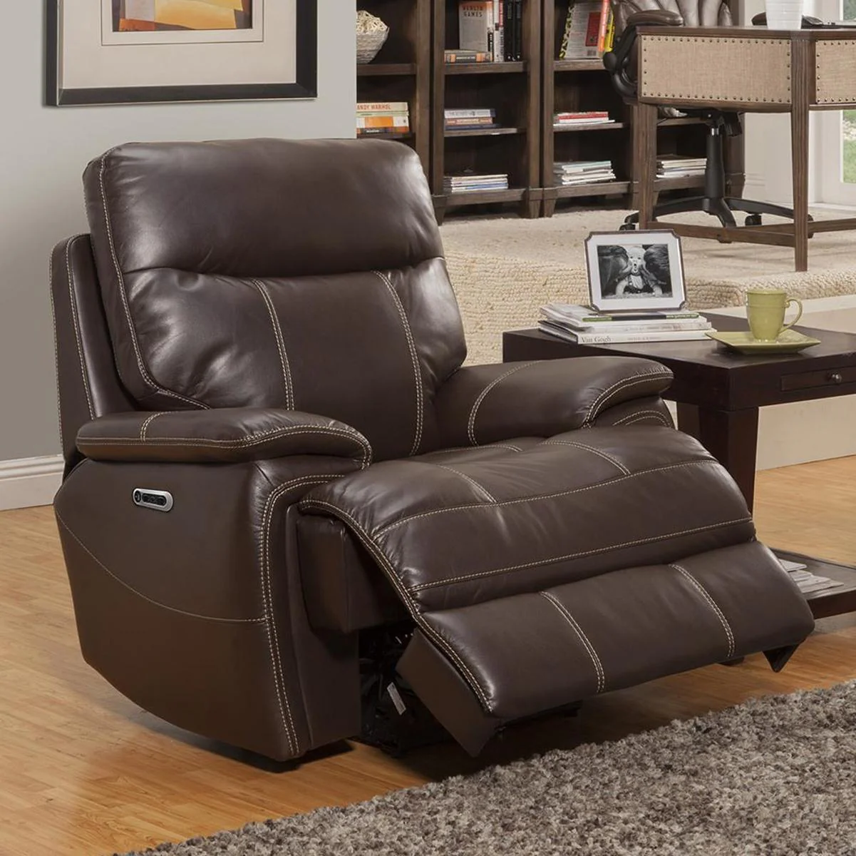 Parker House Dylan Power Recliner in Mahogany - Image 2