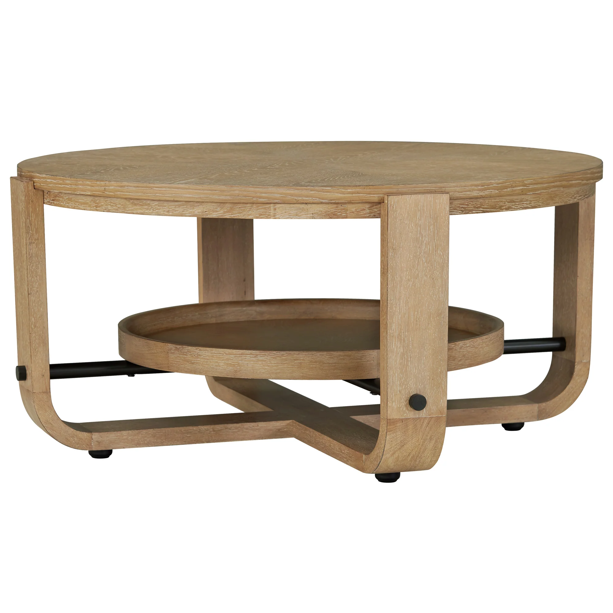 Parker House Escape Cocktail Table Round with Shelf - Image 2
