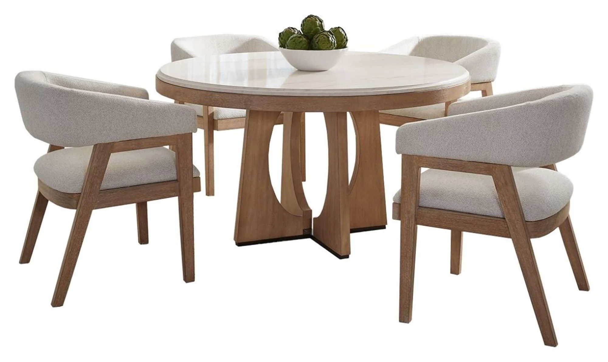 Parker House Escape - Dining 54" Round Table with 4 barrel chairs - Image 2