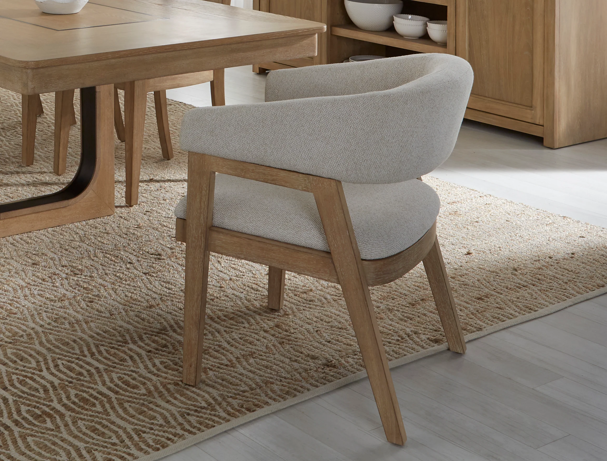 Parker House Escape - Dining 54" Round Table with 4 barrel chairs - Image 4