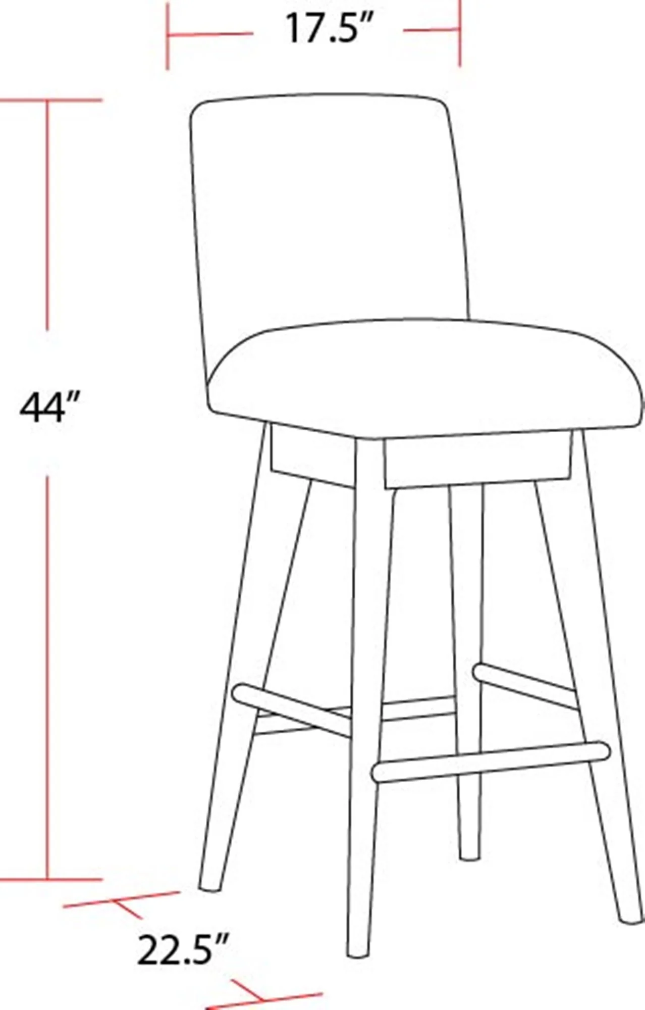 Parker House Escape - Dining Upholstered Swivel Barstool - Image 6