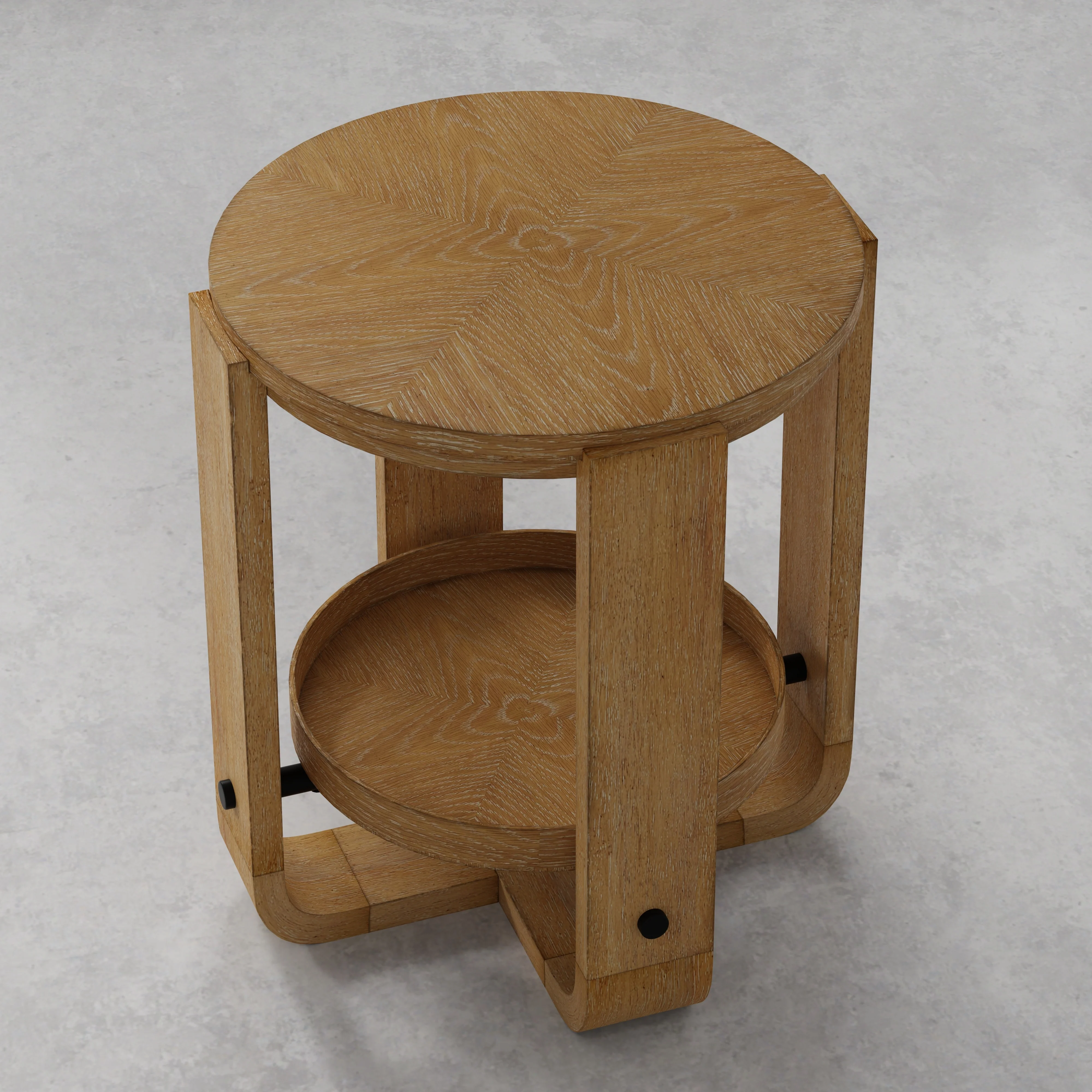 Parker House Escape Round End Table with Shelf - Image 6