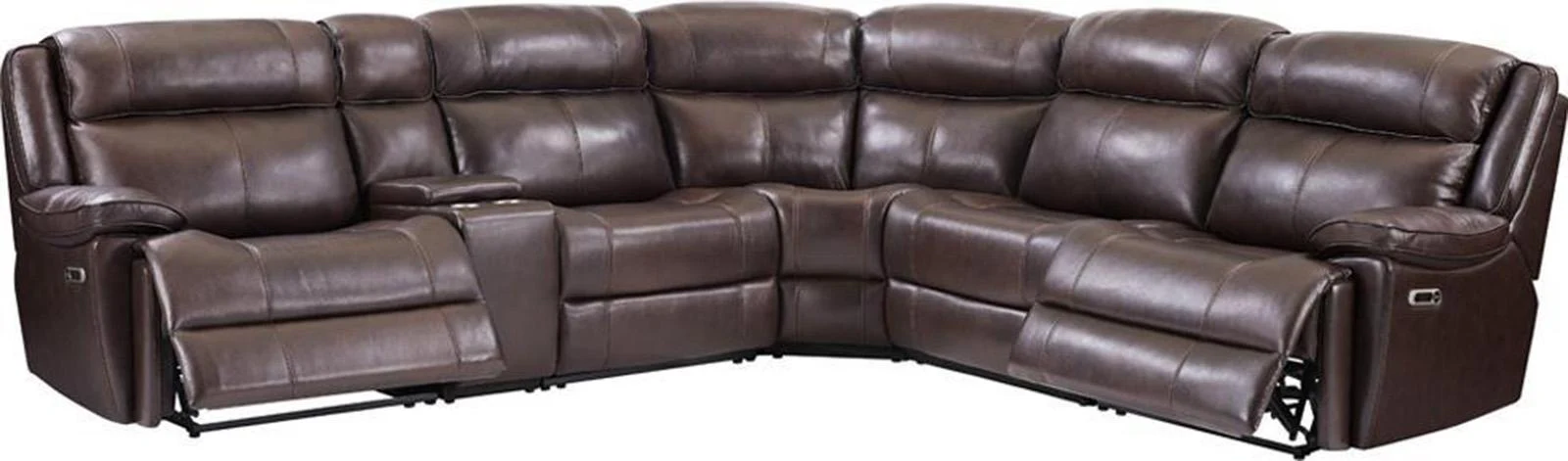 Parker House Furniture Eclipse Power Left Arm Facing Recliner in Florence Brown - Image 3