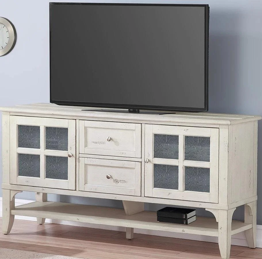 Parker House Hilton 63 in. TV Console in Vintage Antique Storm - Image 2