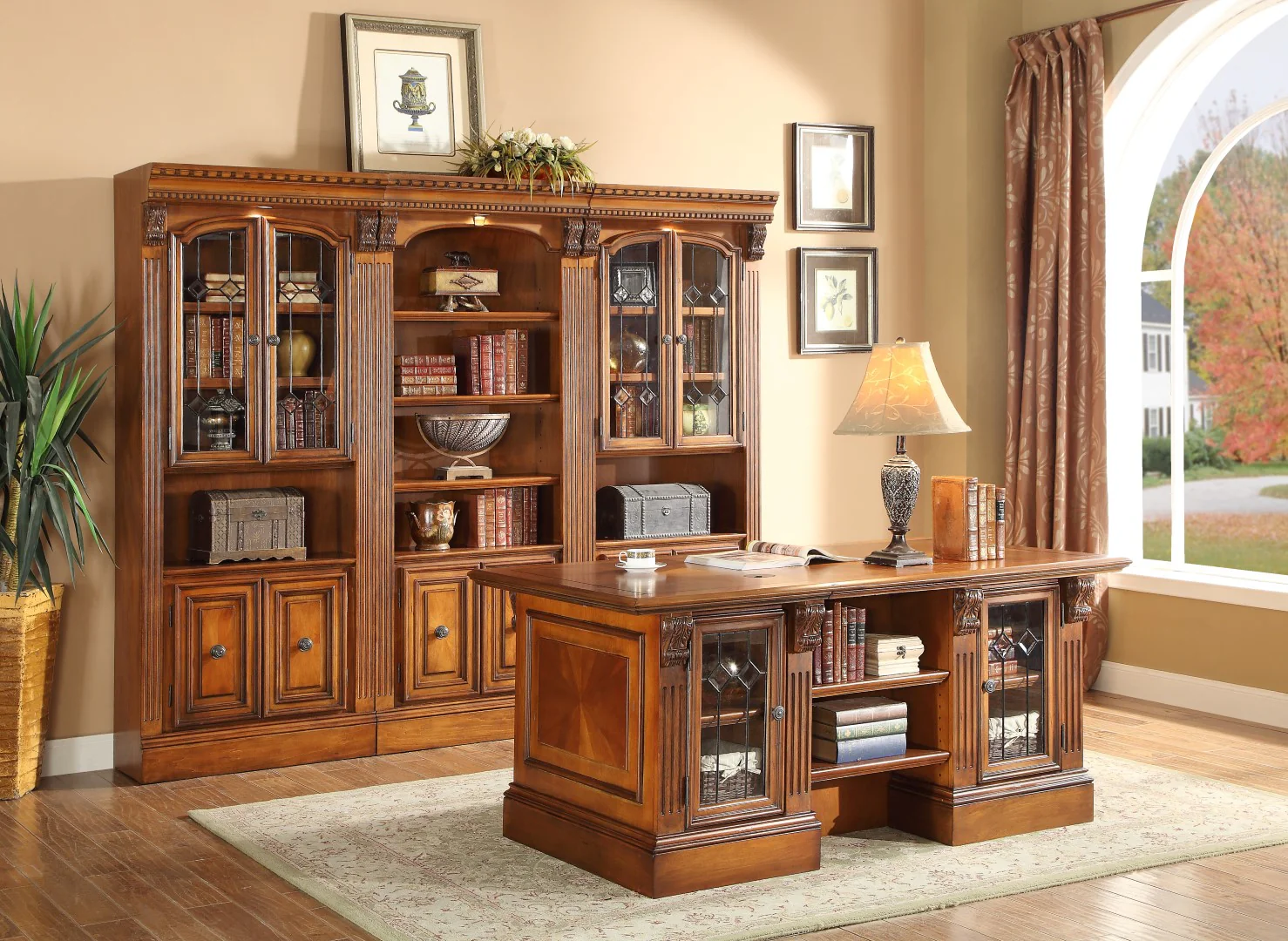 Parker House Huntington Double Pedestal Executive Desk - Image 3