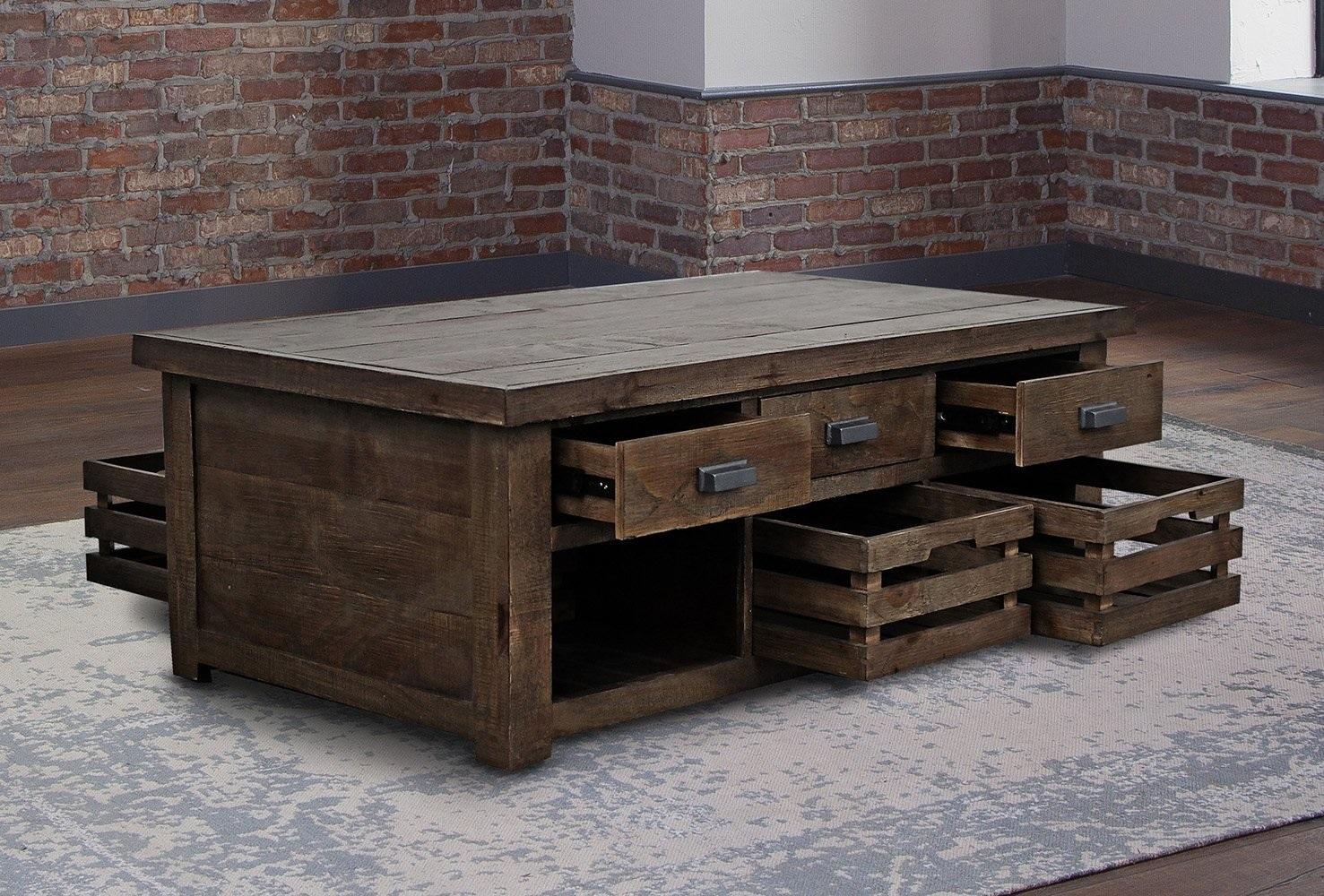 Parker House Lapaz Cocktail Table in Rustic Worn Fine - Image 3