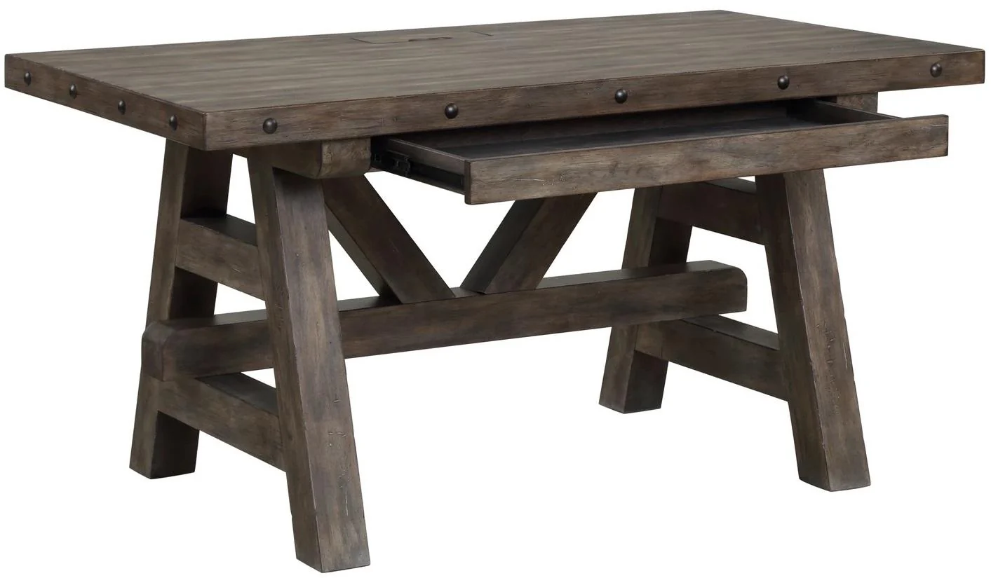 Parker House Lodge Desk in Siltstone - Image 2