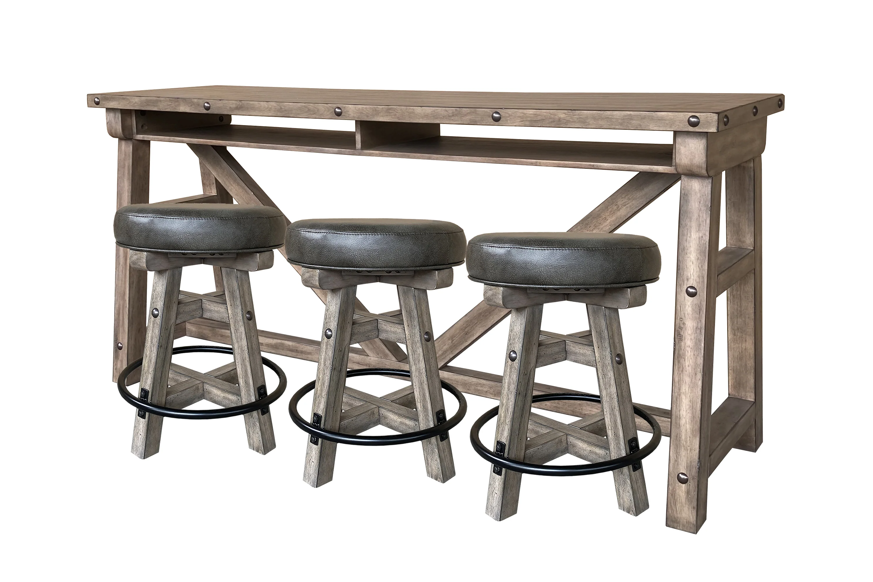 Parker House Lodge Dining Swivel Counter Stool - Image 3