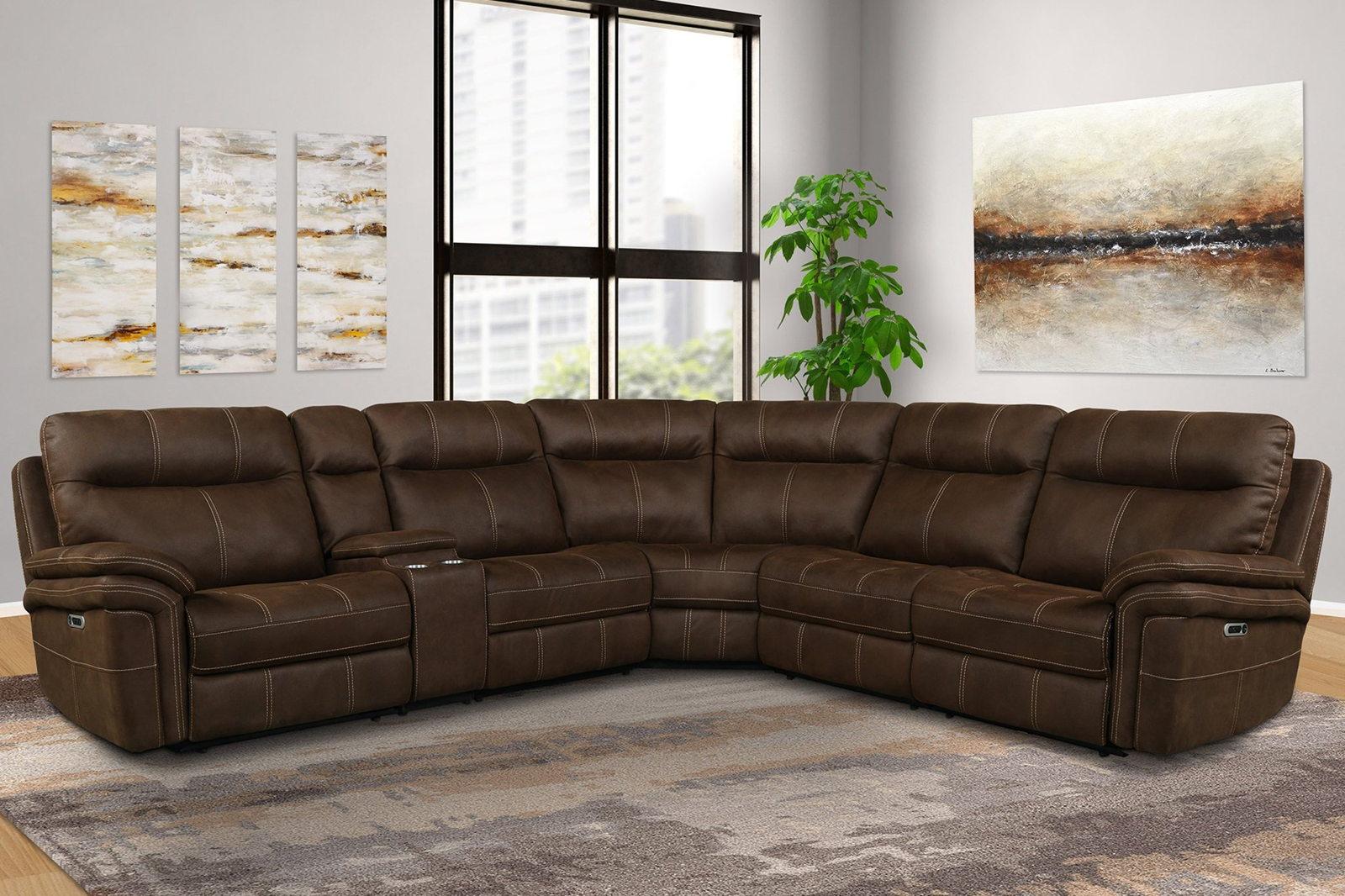 Parker House Mason Manual Armless Recliner in Dark Kahlua - Image 3