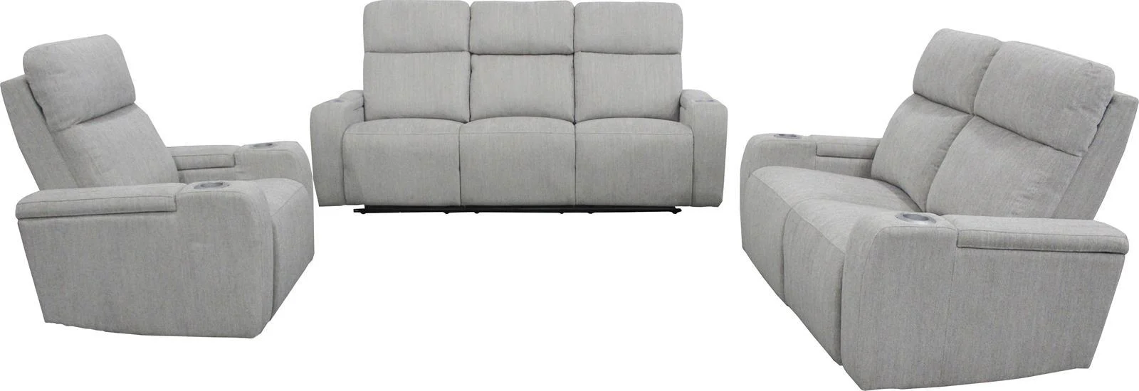 Parker House Orpheus Power Loveseat in Bisque - Image 5